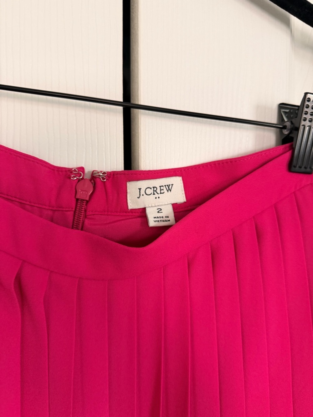 J. Crew Pleated Maxi Skirt - Fuchsia - Picture 4 of 5